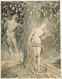 William Blake. Illustration to Milton's Paradise Lost